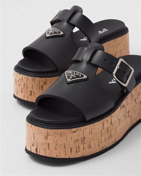 prada pantoffeln|prada platform sandals.